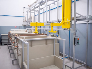 LINHA AUTOMÁTICA DE TRATAMENTO DE SUPERFÍCIE EM CROMO DURO DAIBASE
