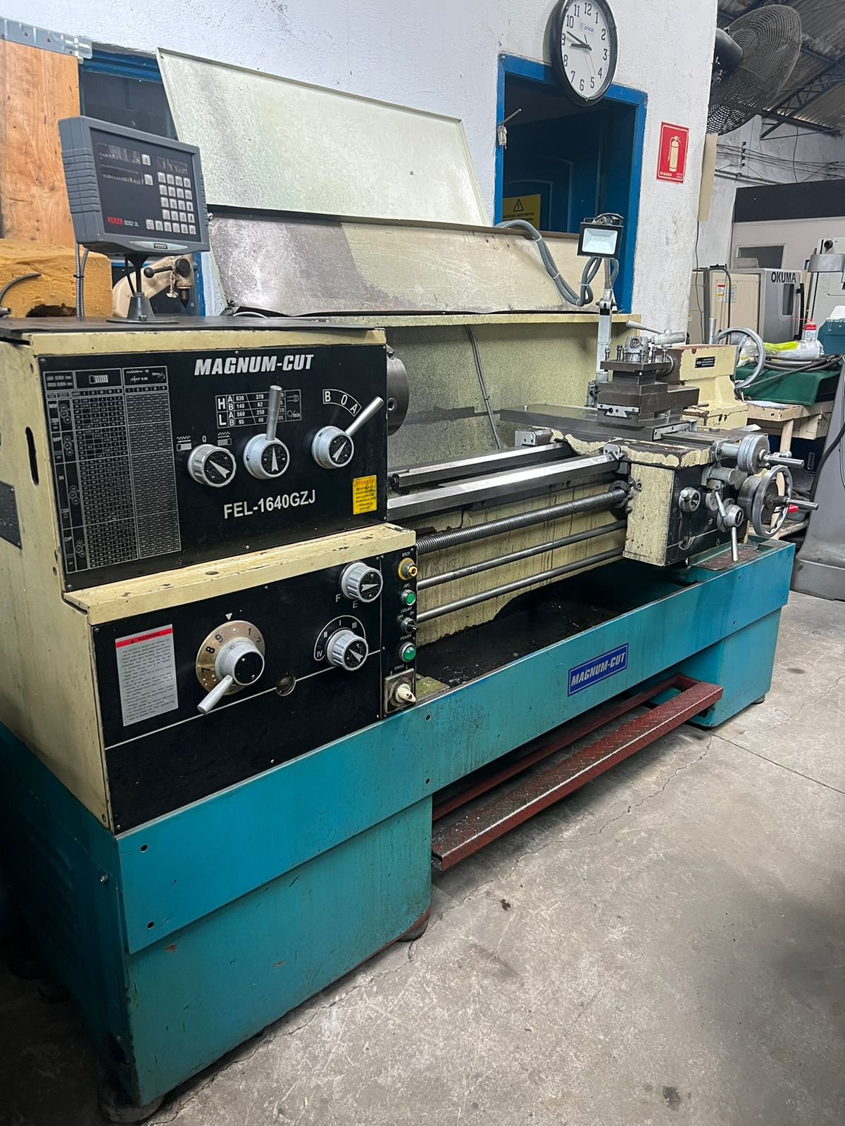 TORNO MECÂNICO FEELER MAGNUM CUT FEL-1640 GZJ - X Maquinas